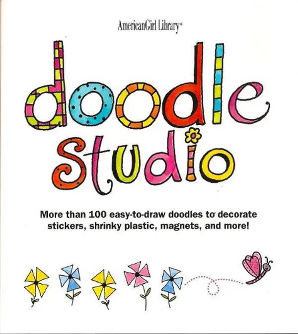 Used American Girl Doodle Studio - Soft Cover Literature Book, 0.52 lbs, for Art Projects & Easy-to-Draw Doodles