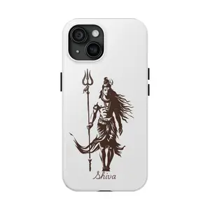 Shiva Tough Phone Case, Durable Cell Phone Cover, Hindu Spiritual Gift, Unique Protection, Festival Must-Have, Birthday Present