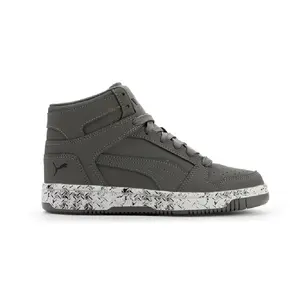 Youth Puma Rebound Layup Trek JR Cast Iron-Puma Black-White (407276 01) (GS)