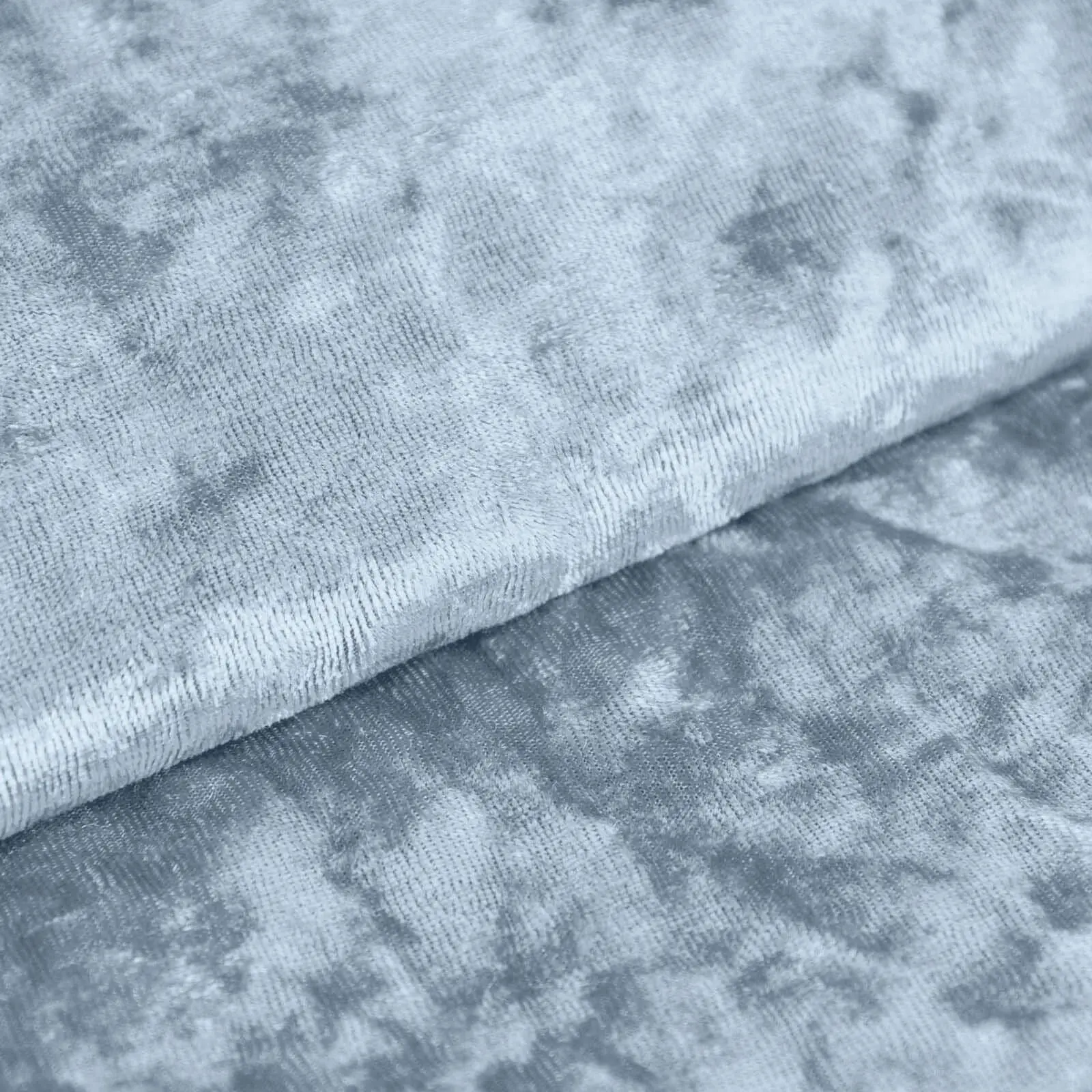 Dusty Blue Crushed Velvet Fabric Bolt, DIY Craft Fabric Roll - 65"x5 Yards