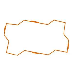 8"x4" Zig-Zag Style Concrete Mold - Concrete Brick Mold - Walkway maker