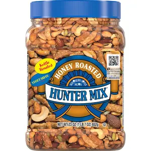 Nuts Honey Roasted Hunter Bulk Trail Mix, 23 oz (Pack of 1), Honey Roasted Sesame Sticks & Peanuts, Sunflower Kernels, Almonds, Cashews & Pepitas, Mixed Nuts, Snacks for Adults & Kids