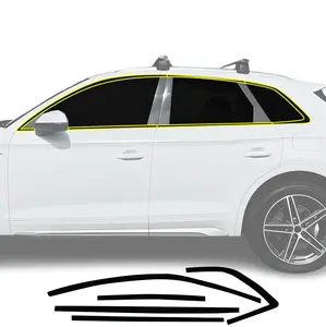 Audi Q5 2019-2025 Blackout Chrome Delete Kit - Precut Gloss Black Vinyl Overlays