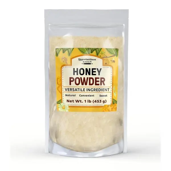 16oz Unpretentious Natural Sweet Honey Powder, Convenient for Cooking & Baking, Staples & Cooking Essentials Herb Spice Seasoning