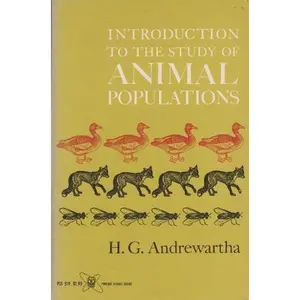 USED-Introduction to the study of animal populations by H. G Andrewartha (Paperback)