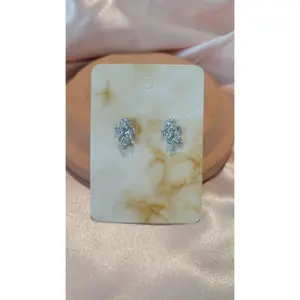 Angel Studded Earrings (Silver) by When The Sun Doth Sleep