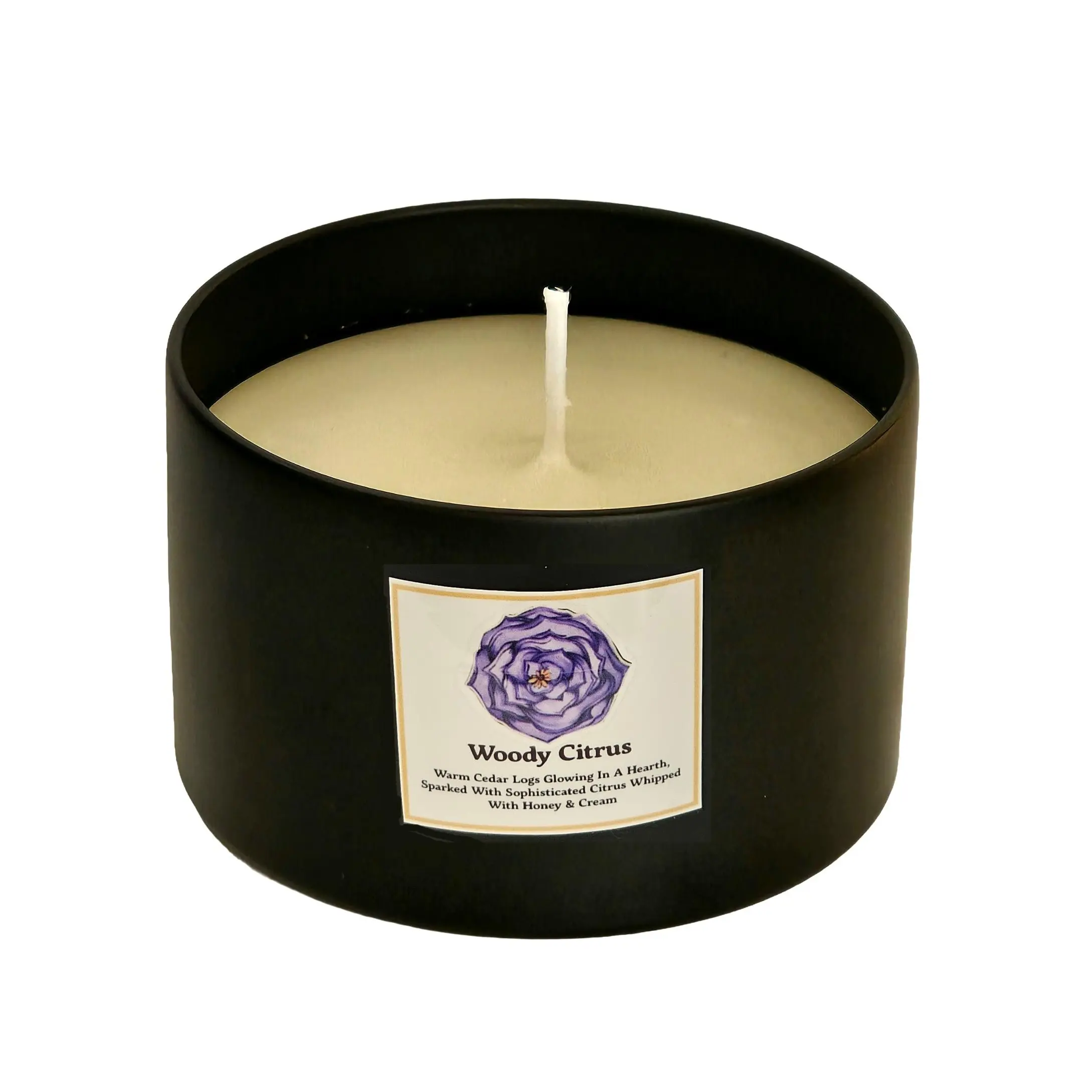 Woody Citrus Aromatherapy Candle for Relaxation