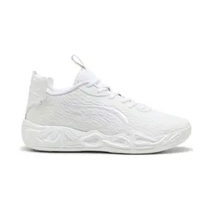 PUMA Mens X Lamelo Ball Mb.04 Lo Ice White Basketball Sneakers Shoes Casual - White