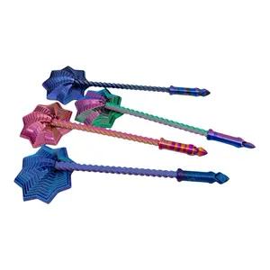 Expanding Spinning Fidget Star With Wand 3d Print