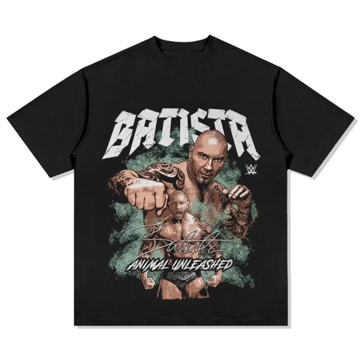 Batista WWE Animal Evolution Wrestling Graphic Shirt HY6925