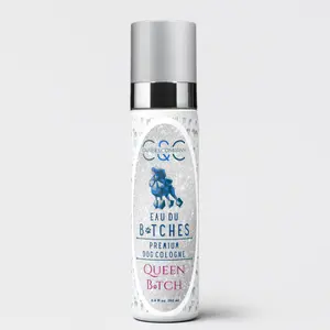 Eau Du Btches - Queen Btch Premium Dog Cologne, 3.4 fl oz - All-Natural & Alcohol-Free - Luxury Long Lasting Scent