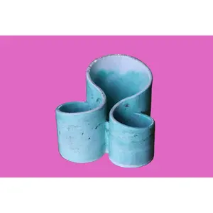Desk Supplies Organizer, Multi-Purpose Cement Holder for Makeup Brushes and Pen Storage