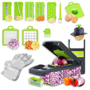 16-in-1 Multifunctional Vegetable Chopper – Professional Slicer, Dicer & Grater