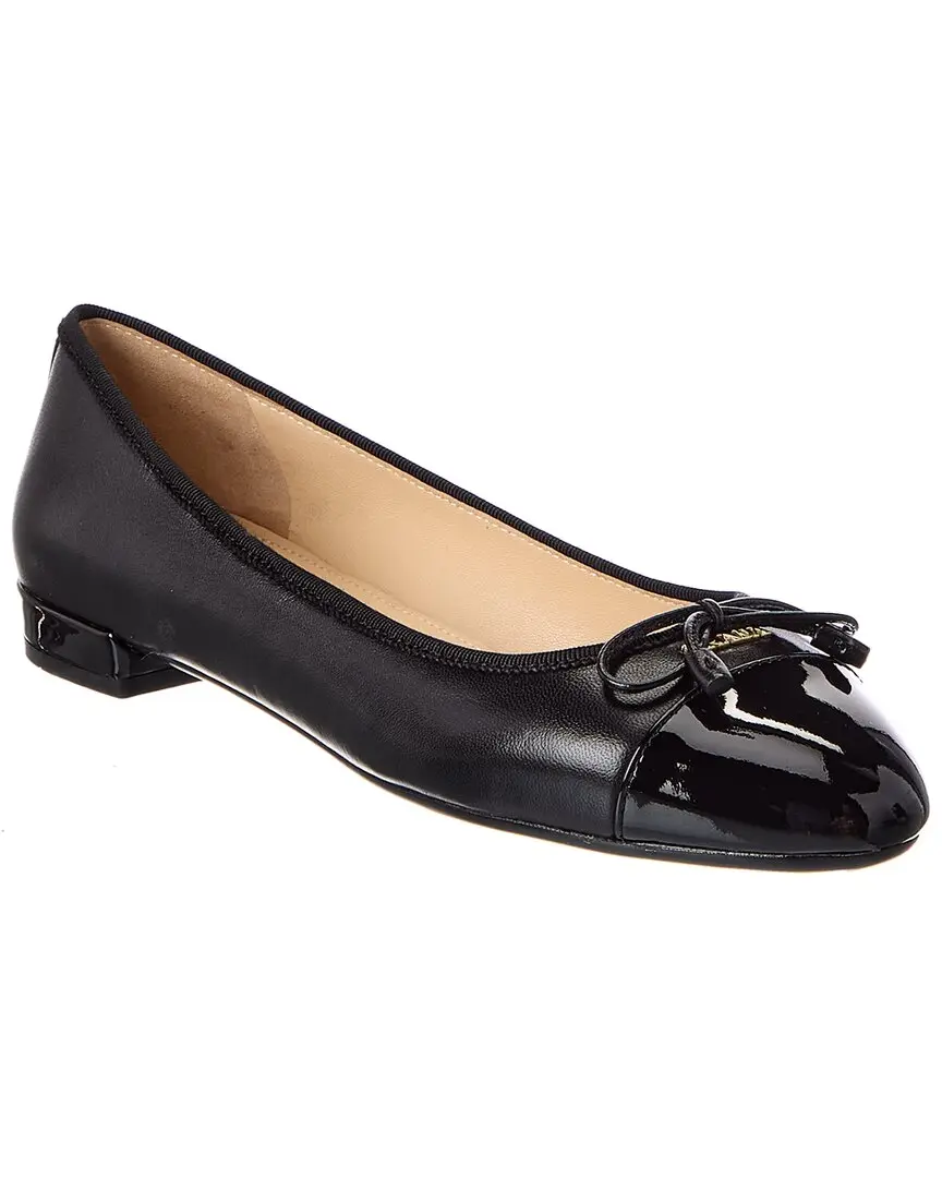 Prada Leather Ballerina Flat