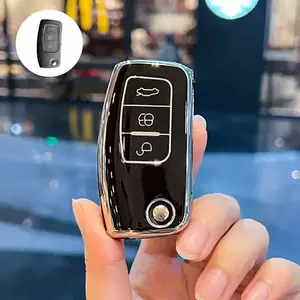 Car Key Case Cover Auto Shell Fob Case Car Key Accessory For Ford Focus 2 MK2 Fiesta Mondeo Galaxy Falcon Territory Ecosport Kuga Escape Car Key Protector