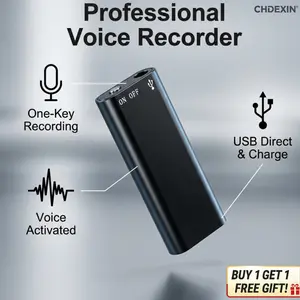 Professional Voice Activated Digital Recorder| 8GB HD Noise Reduction Audio Recorder| Ultra-Thin Portable Recording Pen For Meetings & Interviews