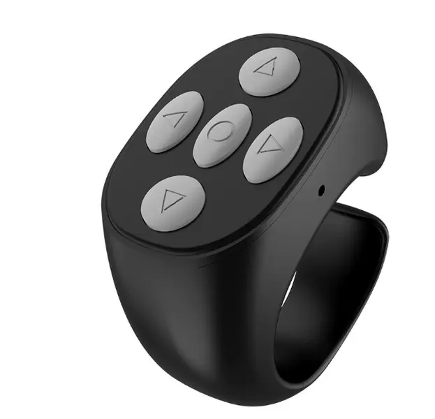 Scrolling Ring for TikTok, Wireless Remote Control Page Turner for iPhone Android, Phone Video Scroller, Camera Shutter Remote for Selfies, Short Videos, E-Books tiktokshopbacktoschool