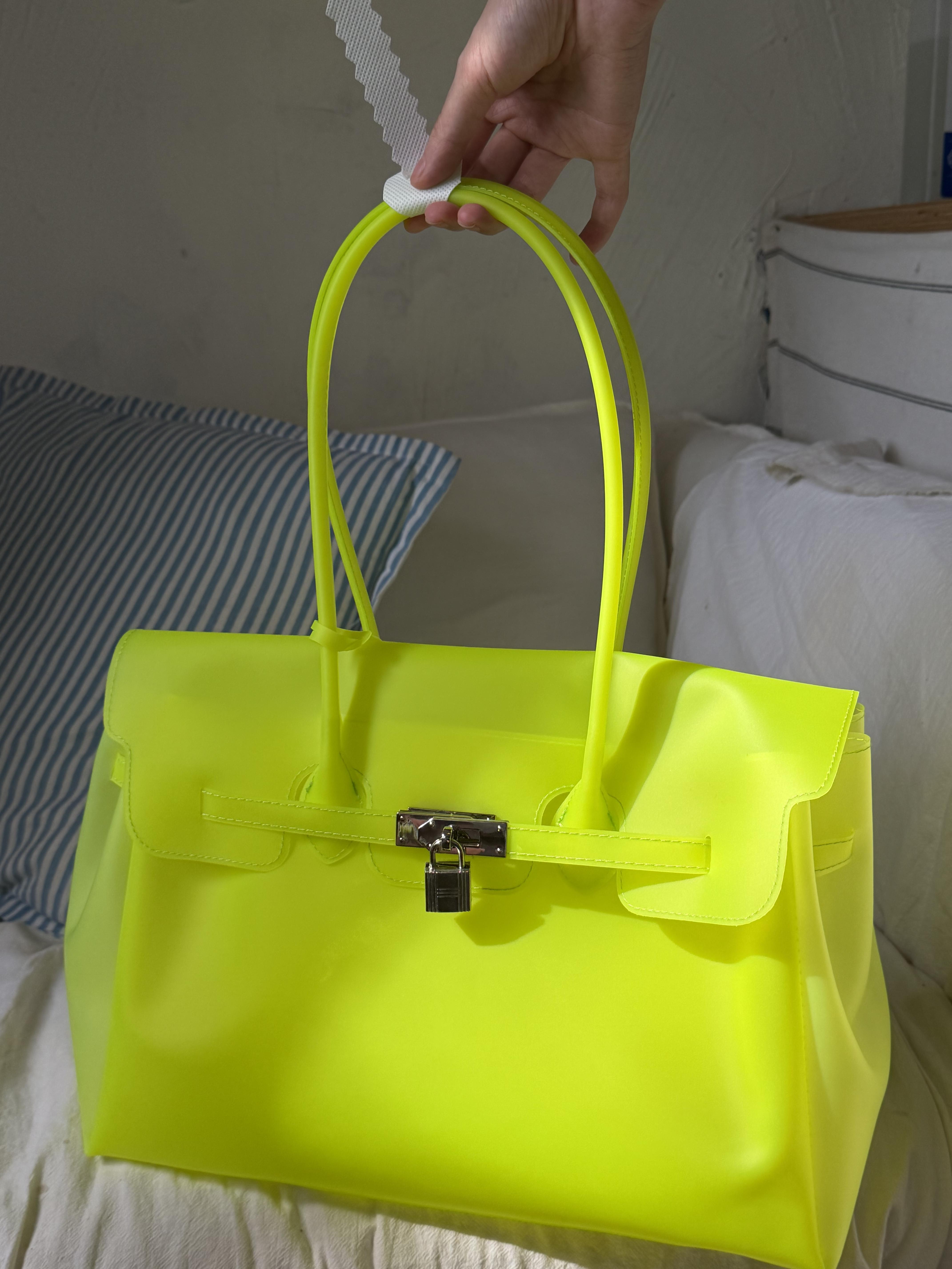 Transparent Jelly Shoulder Bag for Women, Summer TPU Handbag, Beach Tote Purse, Lightweight Crossbody Bag for Vacation & Daily Outfit