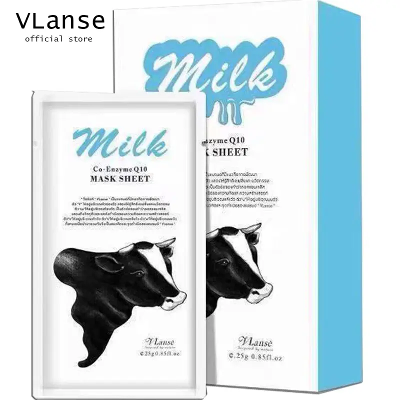 Vlanse Q10 Milk Facial Mask - 10 Tablets for Skincare & Skin Repair Skincare Skin Repair Comfort