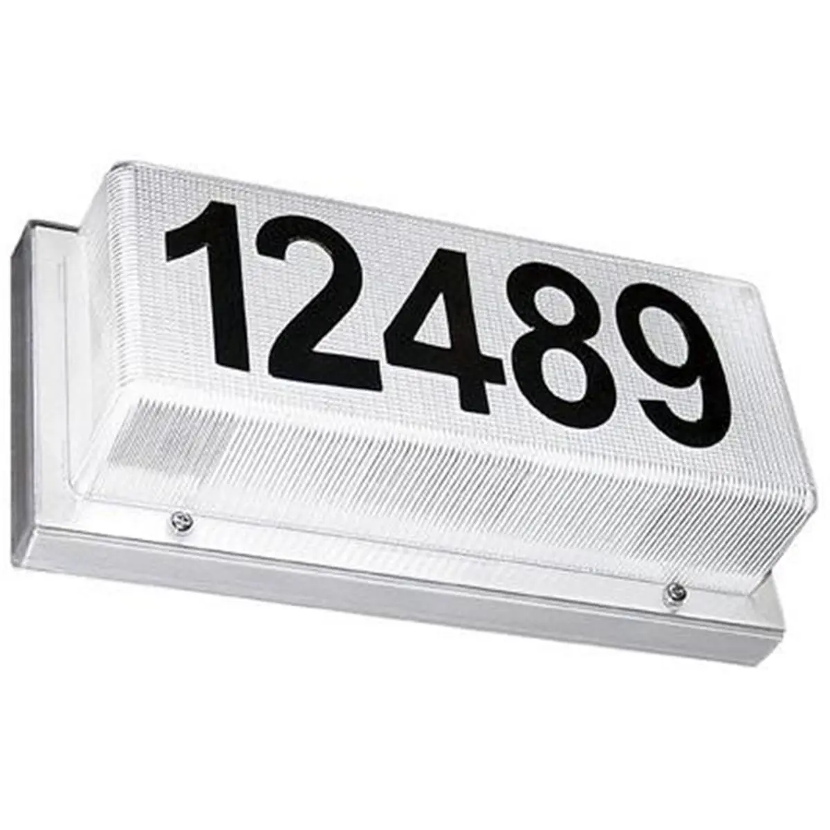 Dabmar Lighting  Illuminated Address Box, White Illuminated Address Box, White, Address Light, Cast Aluminum
