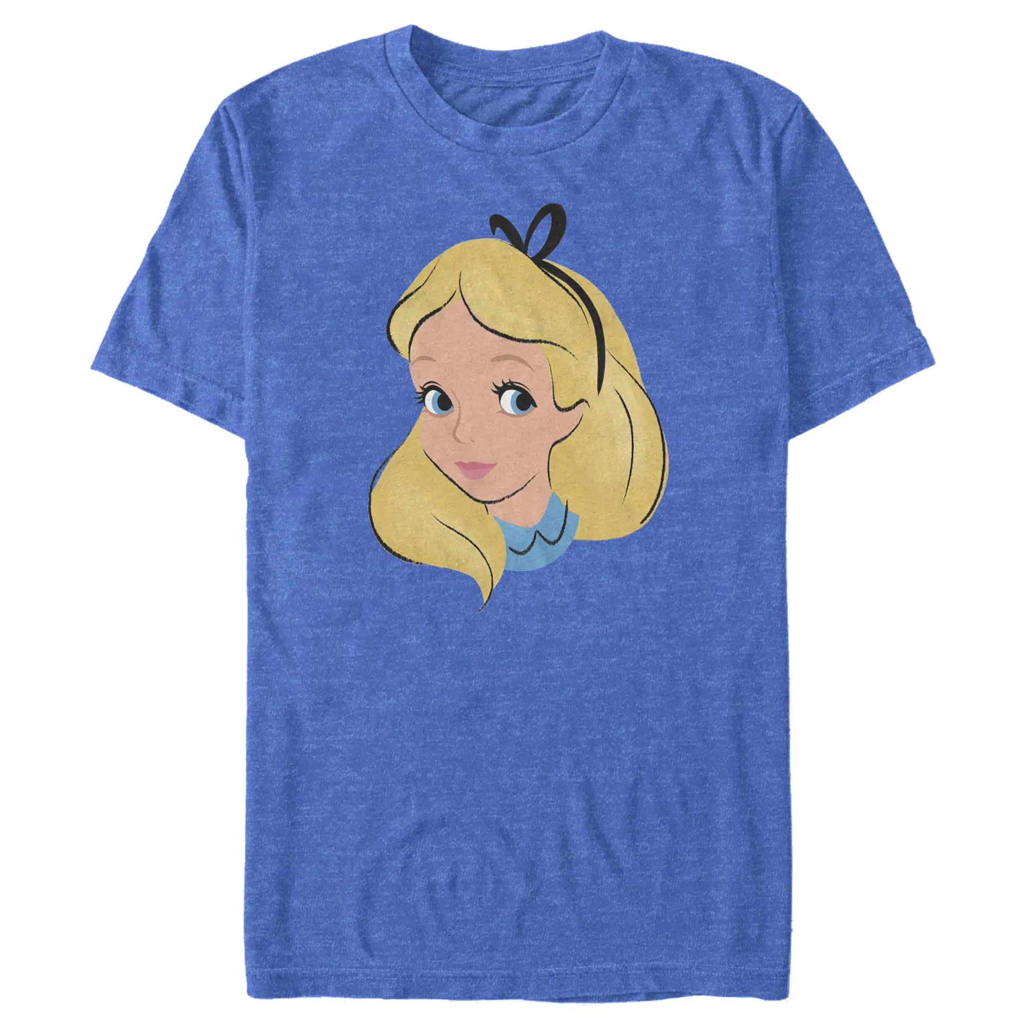 Men's Alice in Wonderland Cartoon Alice Portrait T-Shirt