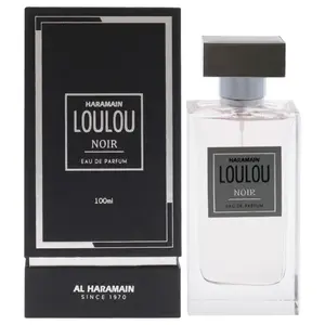 Al Haramain I0146026 3.33 oz Loulou Noir EDP Spray for Unisex