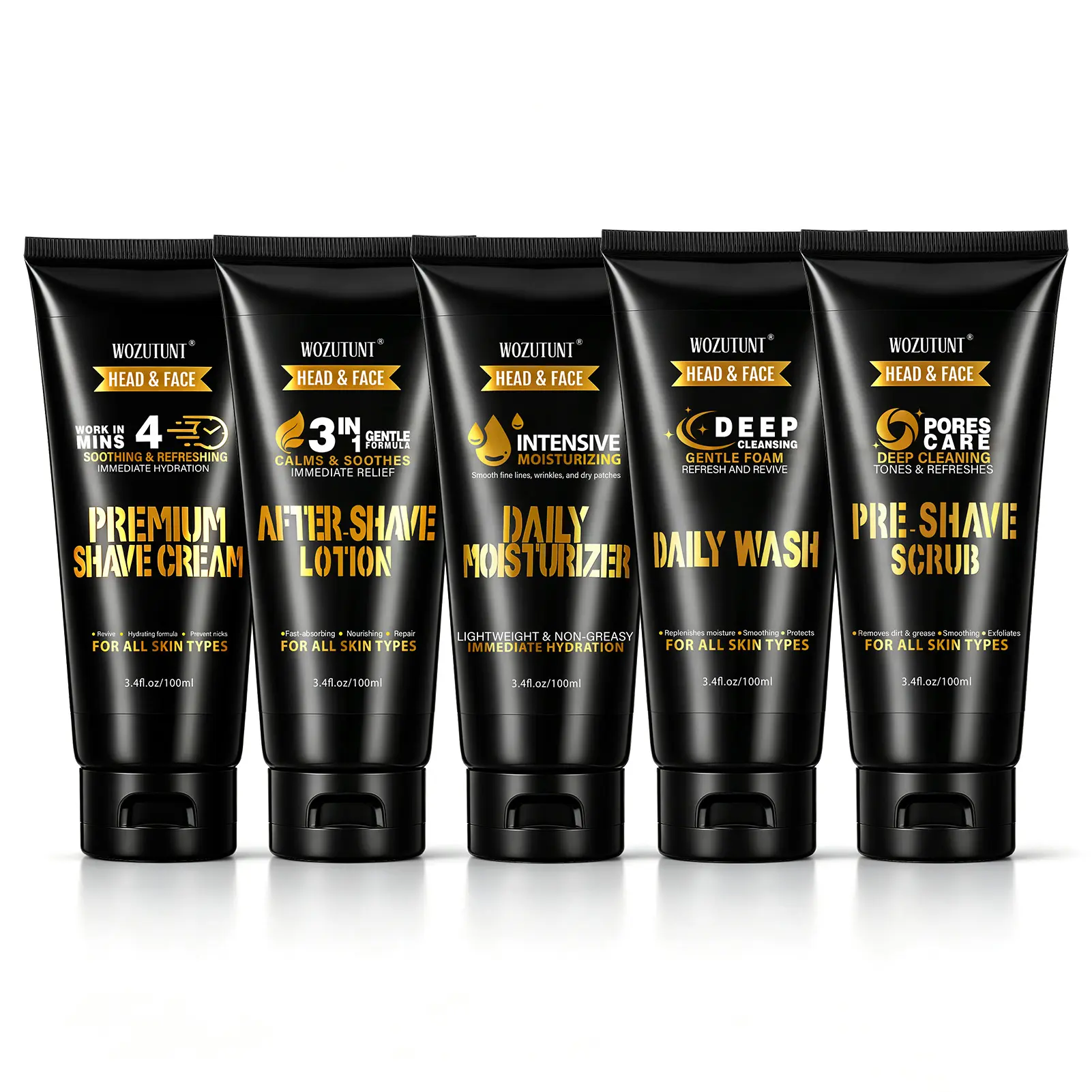 Premium Shaving Cream & Daily Moisturizer, Multi-Use Shaving Products for Scalp & Hair Care
