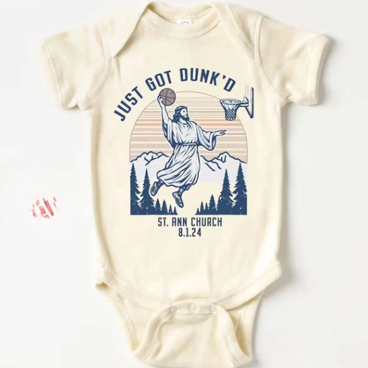 Just Got Dunked Funny Baptism Shirts, Baptized Shirt, Custom Baptism Baby Tees, Baptism Baby Gift, Baby Shower Gift, Baby Christening