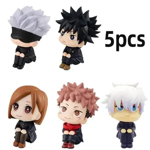 10cm Jujutsu Kaisen Anime FigureYuji Itadori Gojo Satori Fushiguro Megumi Kugisaki Kawaii Toy PVC Model Action Figure Gifts