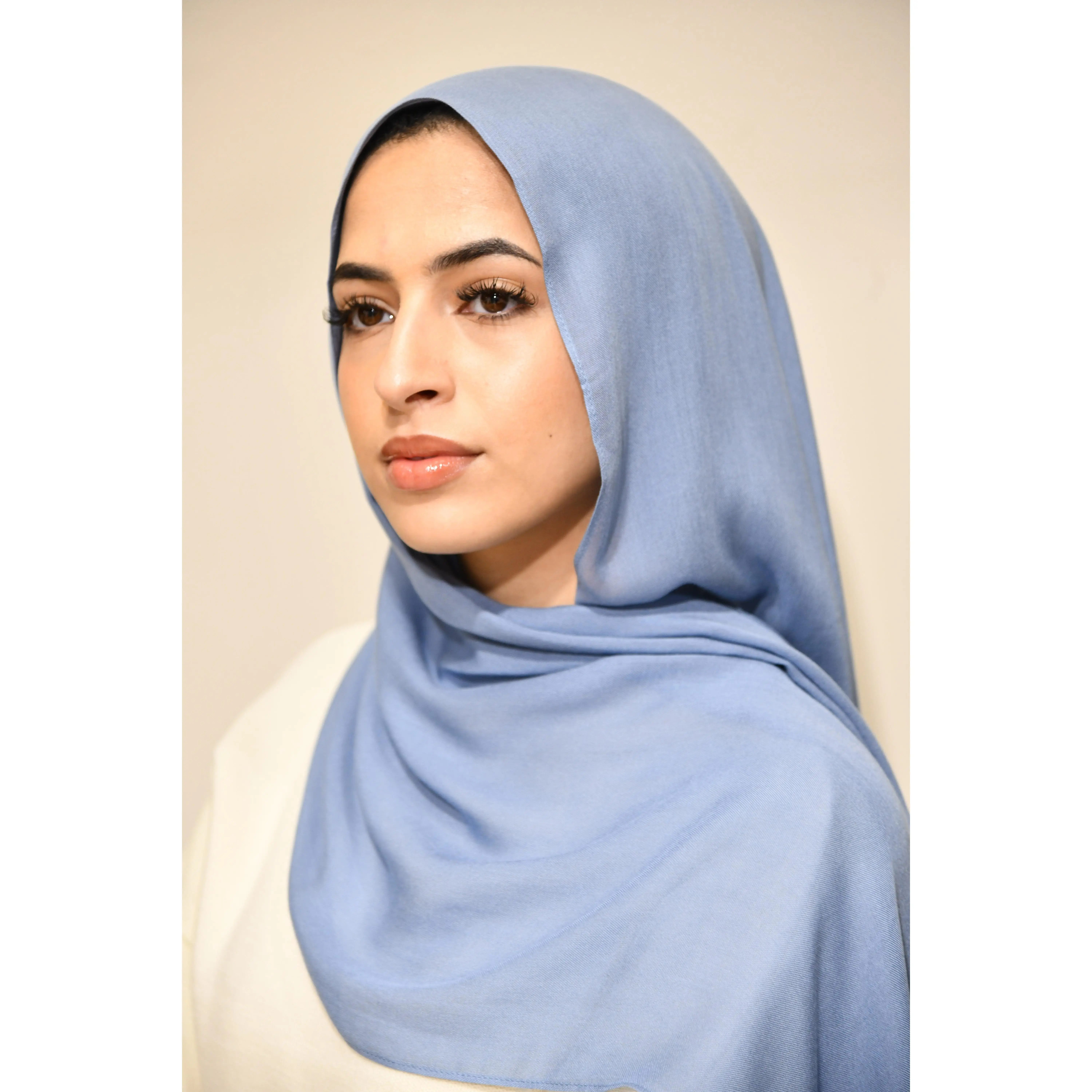 Premium Modal Hijab - Faded Denim