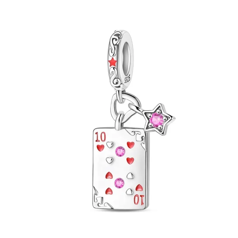 925 Sterling Silver Peach Charm & Pendant - Bohemian Style Bead for DIY Jewelry Making, Bracelet, Necklace, Keychain - 100% Safe for Sensitive Skin, Cadmium-Free Women's Birthday Anniversary Gift, Charms & Pendants, Girls, Standard, Female, Adults