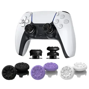 PRO Game Thumbsticks For PS5/PS4, Precision, Anti slip, Perfect For FPS game, Aim Boost, Comfort, 1 High-Rise & 1 Mid-Rise, Controller/Gamepad/Playstation/4/5 Accessories