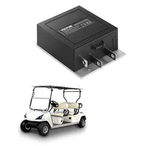 VEVOR Golf Cart Speed Controller, 36V and 350A, DC Motor Controller Replacement for 1994-2019 EZGO Golf Carts, IP65 Rated Protection, Aluminum Alloy & ABS Housing, Compatible with 1206-4301 Models
