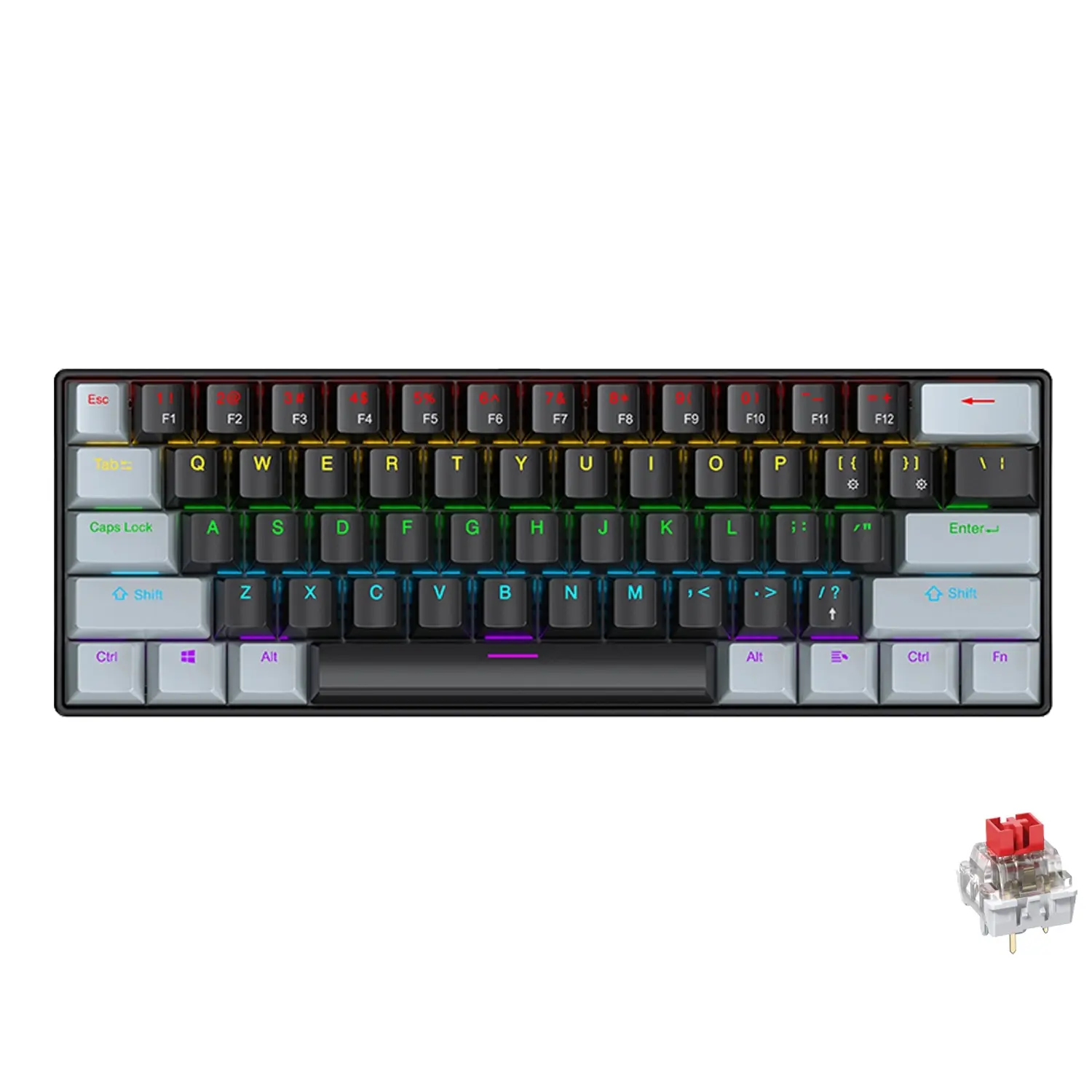 Black Gray (Red Switch)