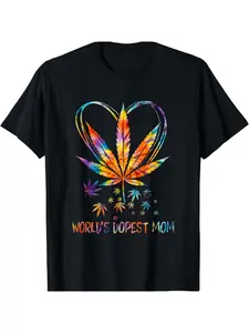 The world's coolest mom weed leaf 420 fun Mother's Day gift unisex T-shirt