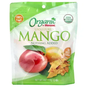 Mariani Organic Unsulfured Mango, 4 oz (113 g)
