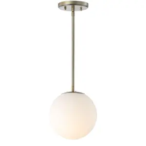 JONATHAN Y Elena Contemporary Lantern Metal LED Pendant; for Living Room,Bedroom, Kitchen, Office