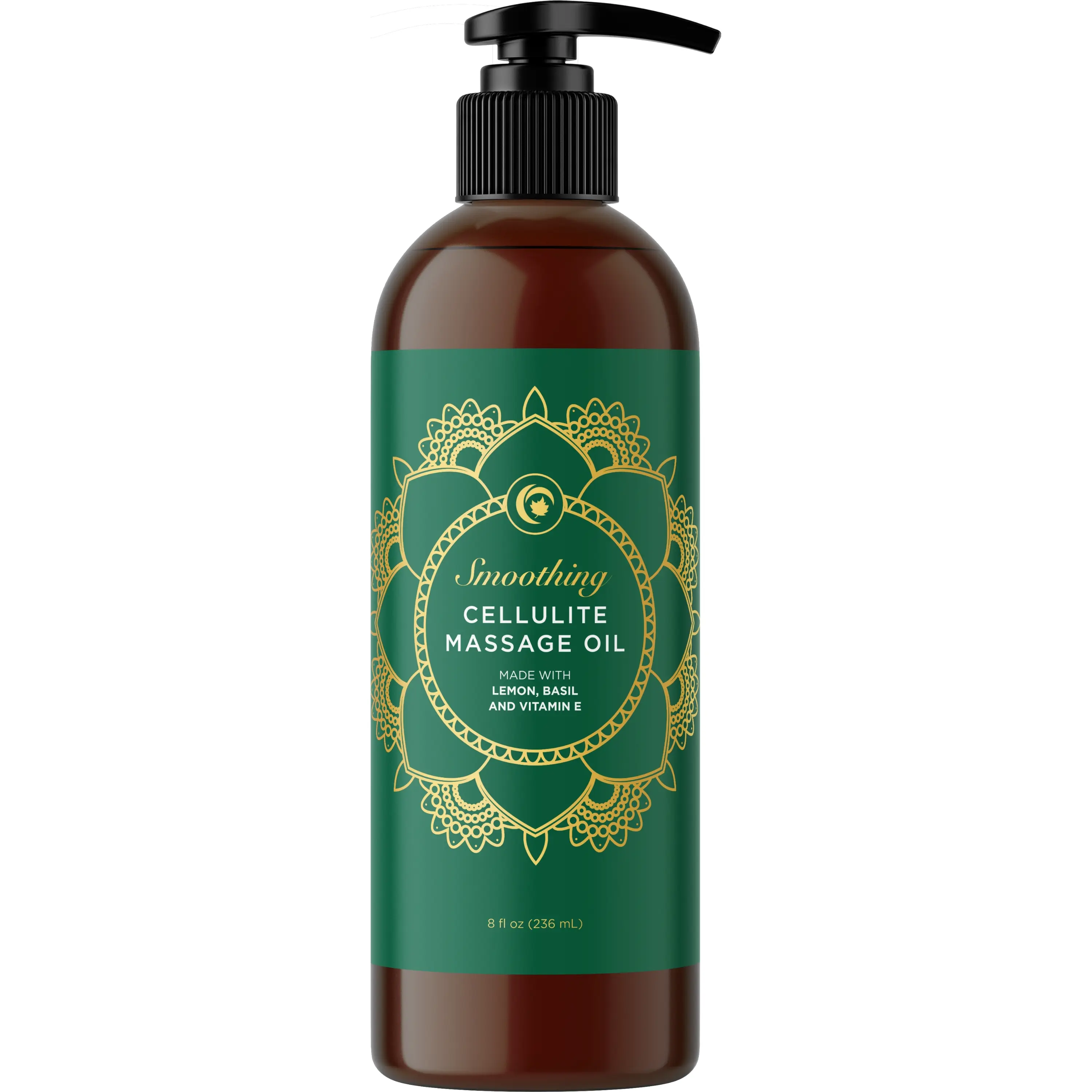 Smoothing  Massage Oil - Cellulite Oil for Microcirculation and Body Contouring - Vegan Non GMO & Gluten Free (8 Fl Oz)