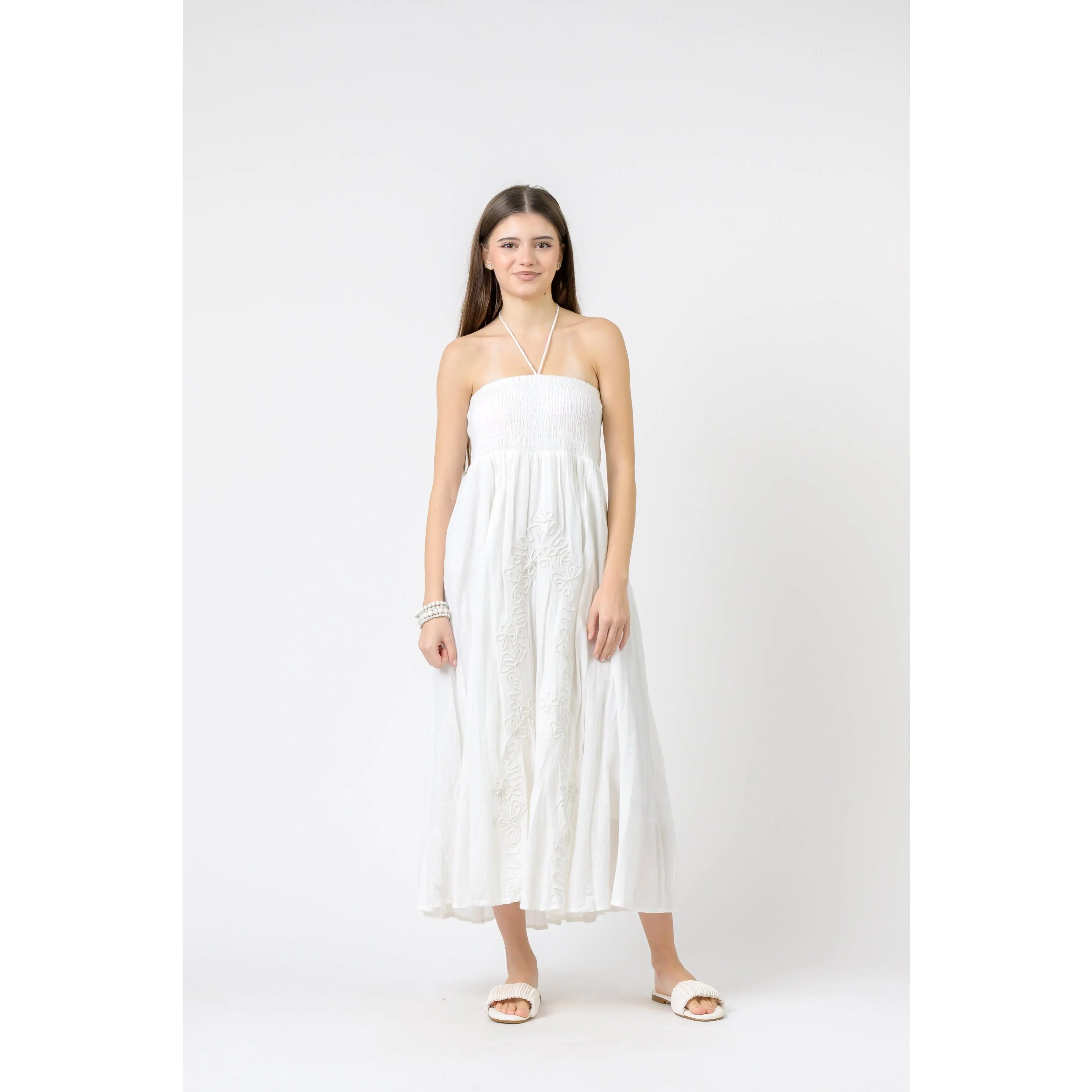 Rhea Mango Smoked Dress