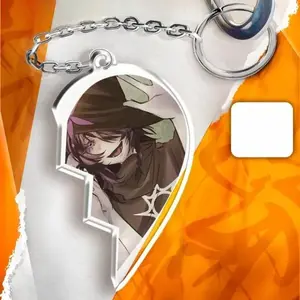 Forsaken Azure Keychain, Roblox Acrylic Keychain Cute Gift, Cute Keyring Acrylic, Perfect Gift for Fans, Collectible Character Charms, Backpack & Bag Accessories