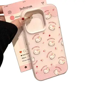 Sanrio Hello Kitty Phone Case For Samsung Galaxy S26 Ultra S25 S24 S23 S22 S21 A37 A56 A54 A55 A36 A34 A35 5G Plus FE Soft Cover