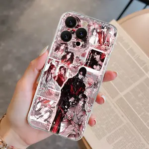 Anime H-Heaven Official's B-Blessing Phone Case Compatible with iPhone 17/16/15/14/13/12/11/Pro/ProMax/Plus/17Air/Xsmax/16E, for Samsung S25/S24/S23/S22, Transparent Silicone Soft case, Anti-Fall, Ultra-Thin Design, Shockproof Cover, New Year's Day‌ Gift