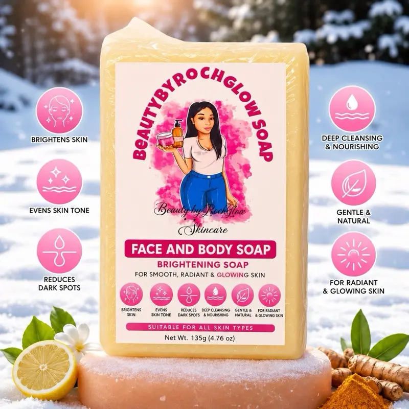 Beautybyrochglow face and body soap Beautybyrochglow face and body soap