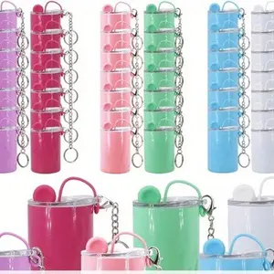 3 oz Mini Shot Glass Keychain Tumbler