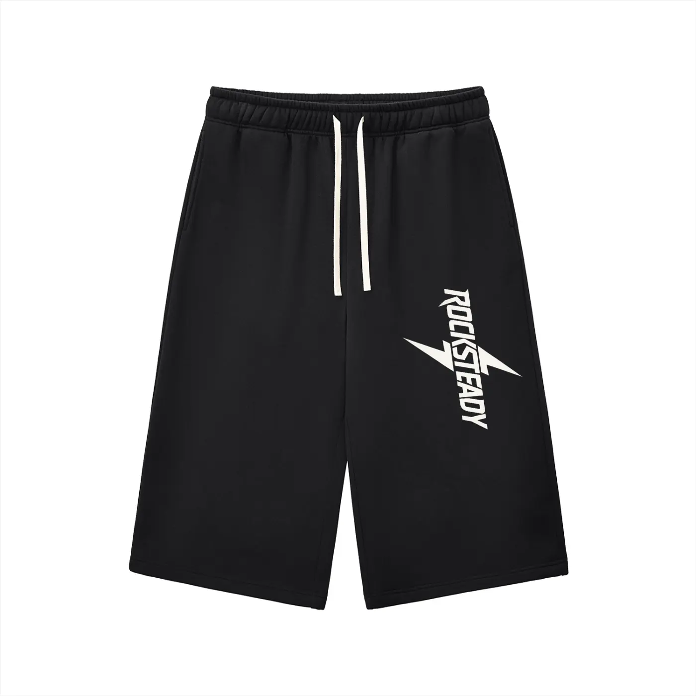 Relaxed Drawstring Three-quarter Sweatpants
