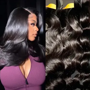 [Brand-Only] Super bouncy —— WeQueen 10A Brazilian Body Wave Bundles 100% Virgin Human Hair Extensions, Natural Color