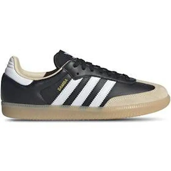 adidas Samba OG Core Black Cloud White Gum Sneakers Unisex Low Top Casual Shoes Classic Terrace Style Lace-Up Lifestyle Footwear Leather Upper Gum Rubber Sole Cushioned Insole Retro Streetwear Fashion Everyday Sneakers