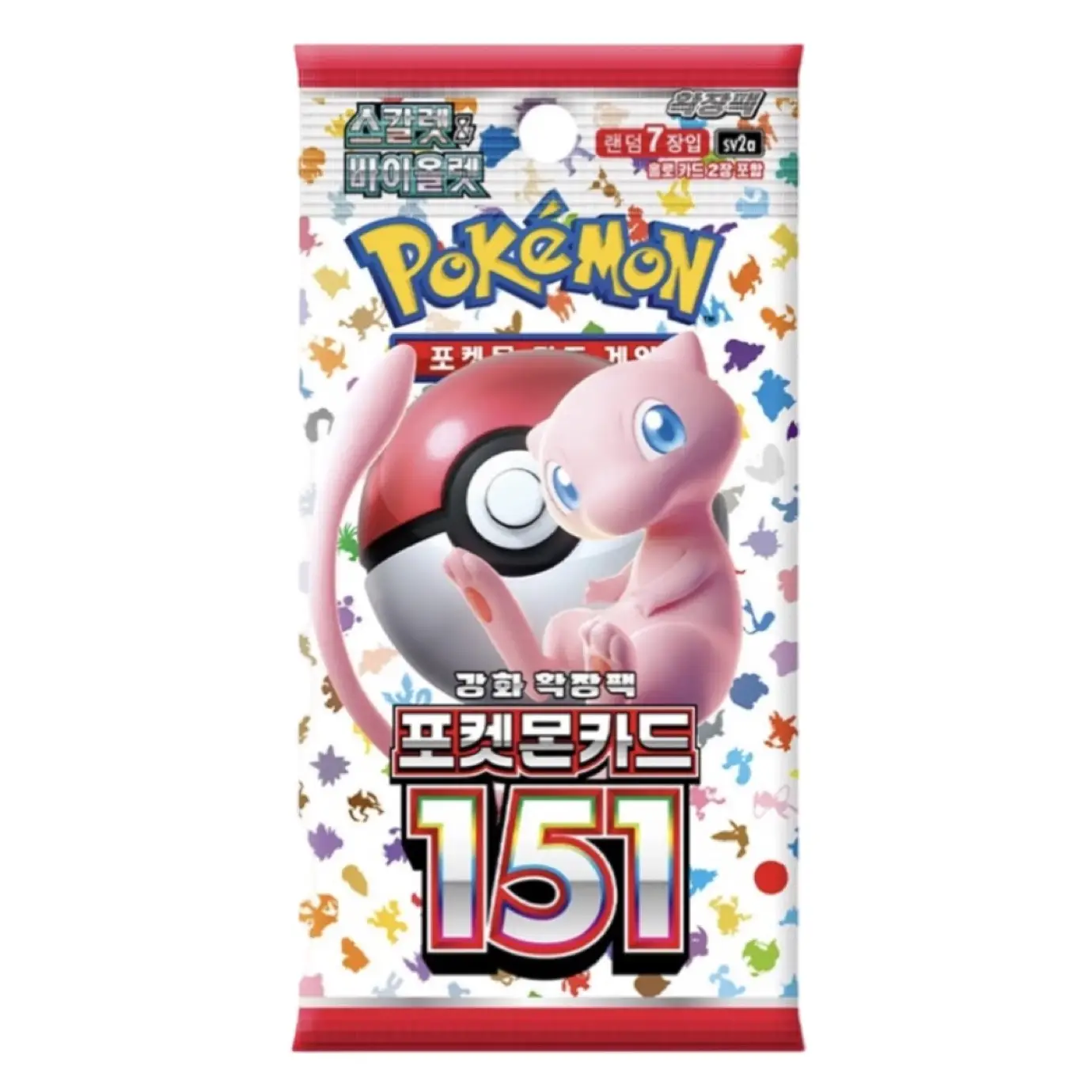 Korean Pokemon 151 Booster Pack Pokemon Trading Card Game