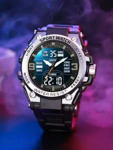 Multifunctional Sports Timer Watch, Men's Digital Quartz Watch with Alarm, Glow-In-The-Dark, Date Display, Ideal Gift for Outdoor Enthusiasts
