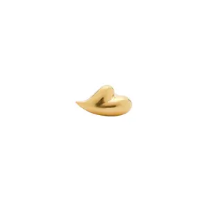 Jenny Bird Puffy Heart Ring in Gold
